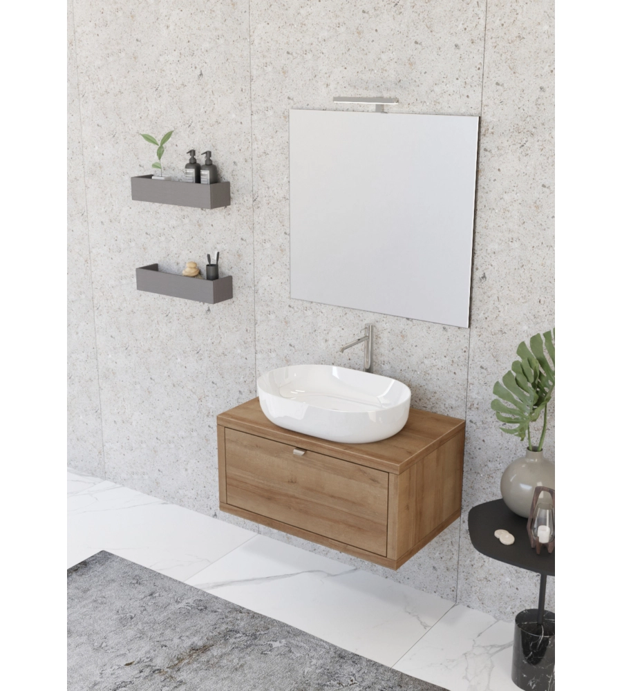 MOBILE BAGNO "TINTORETTO" ROVERE, 80 CM